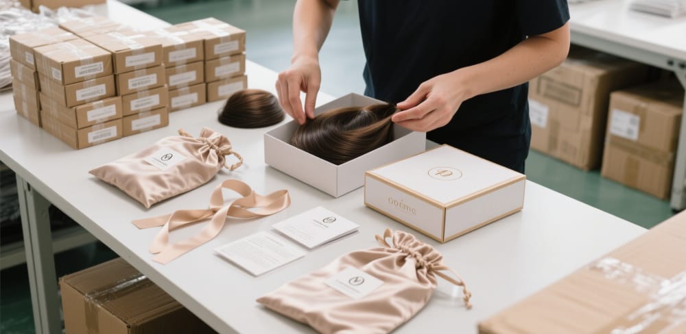 Private label wig packaging